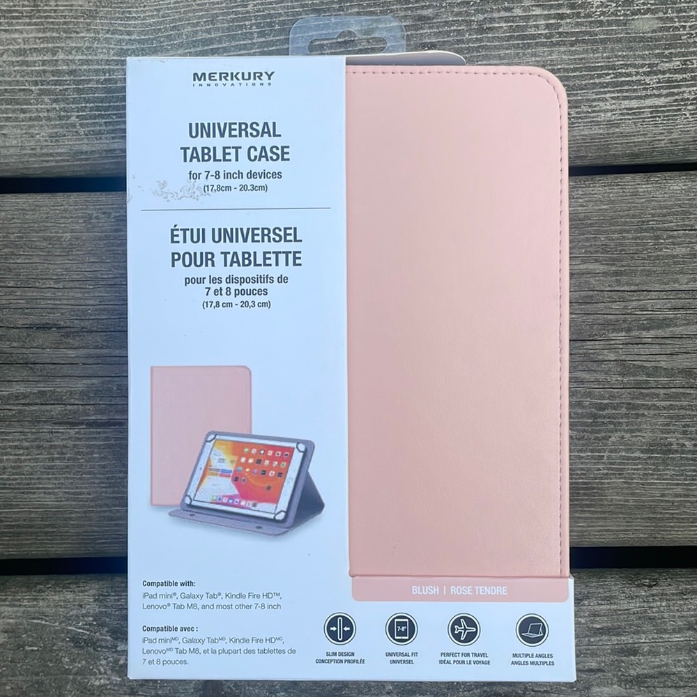 Merkury Innovations Universal Tablet Case for 7-8 Inch Devices
